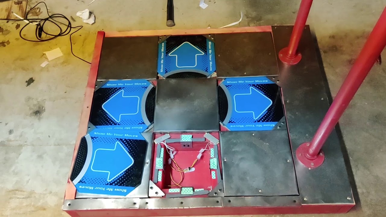 How I Built My DDR/ITG Dance Pad Using Real Sensors