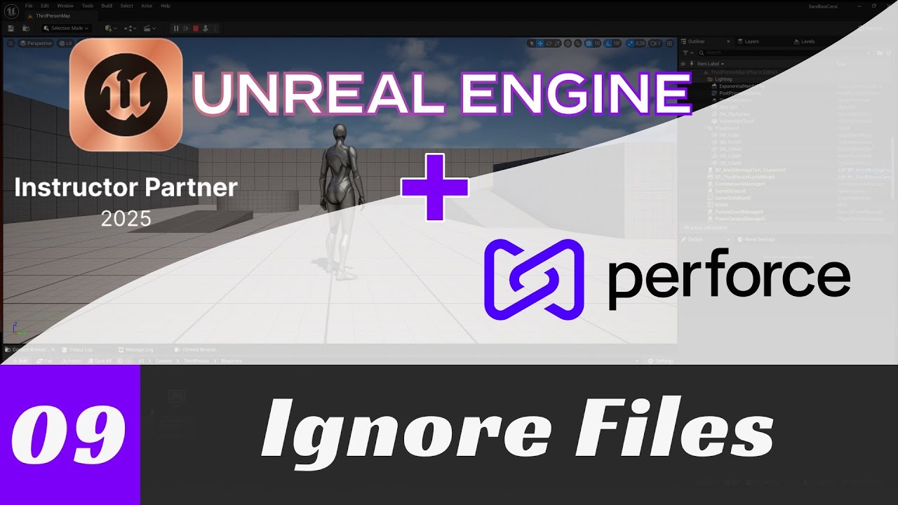 Unreal Engine и Perforce - 09 - Игнорировать
