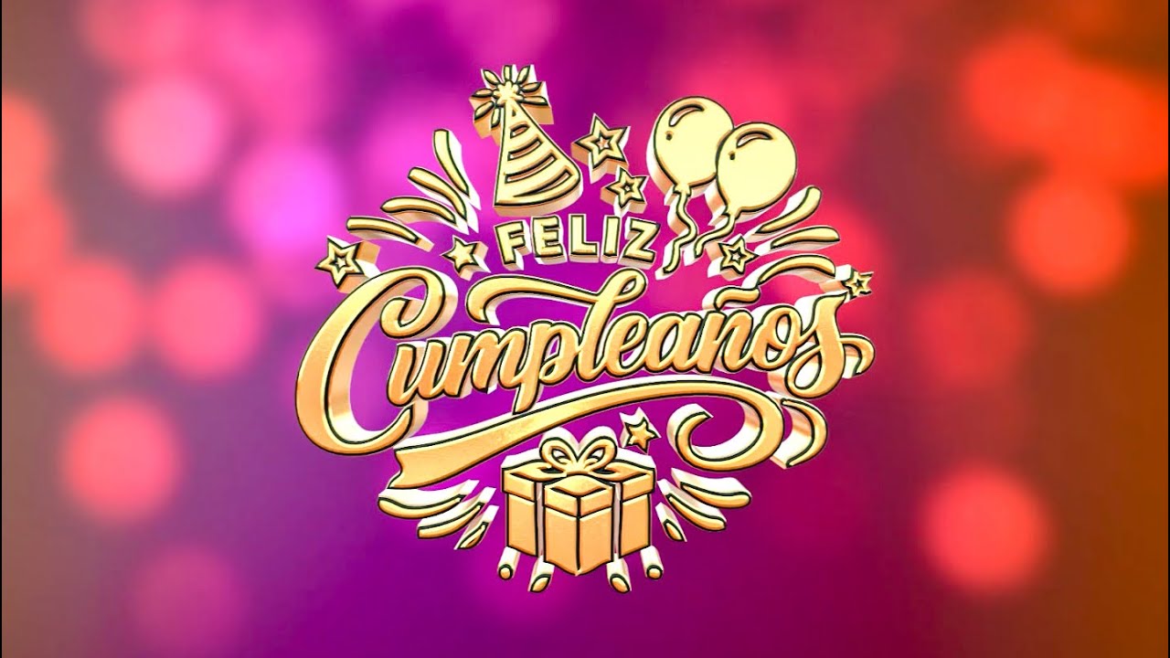 🎂 Elegant  Feliz Cumpleaños 4K Graphics | Party Background & Visuals | Happy Birthday 