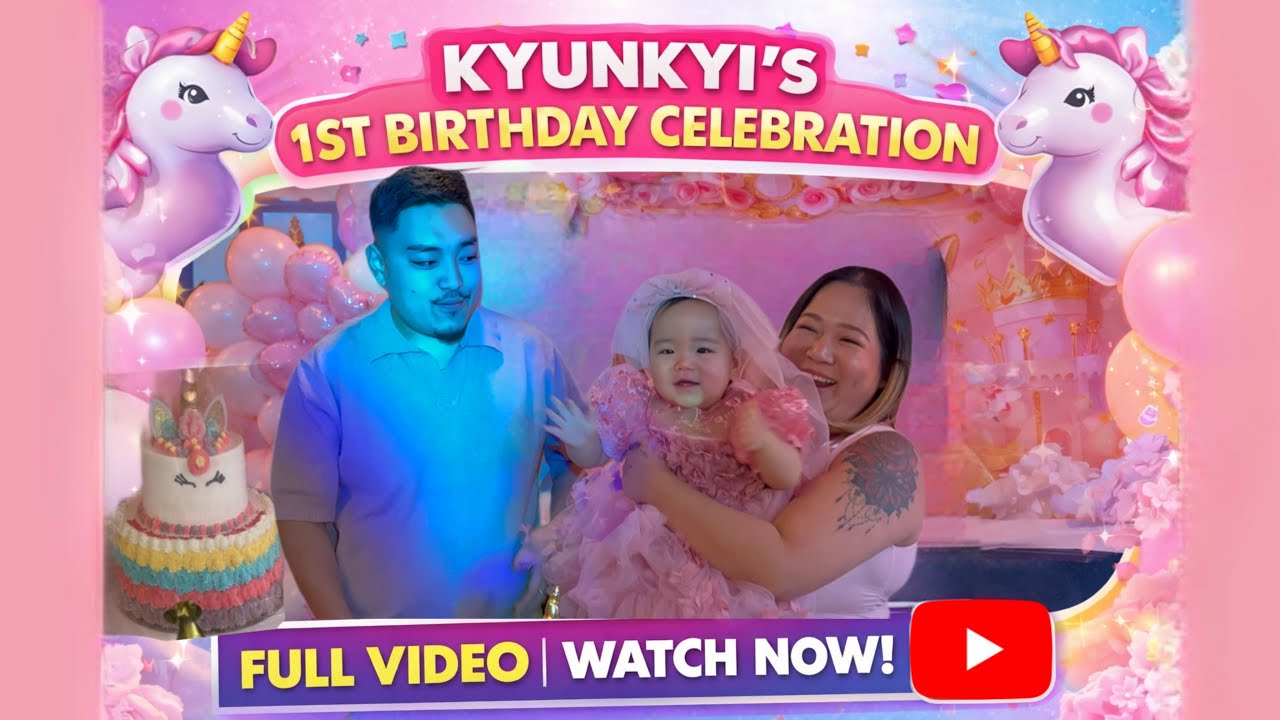 It's Party Time. KYUNKYI's First Birthday Bash🎂 🥰