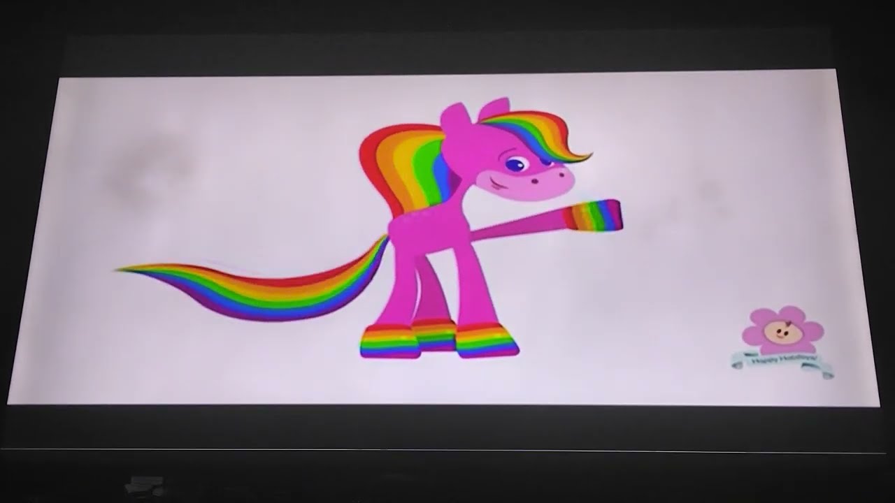 Rainbow Horse Glitch Lagging Pixelation Slowmotion X Raft motorboat a ship