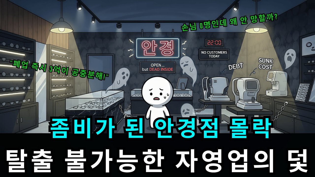 손님이 없는데 안 망한다고? 죽지 못해 버티는 '좀비 안경점'의 소름 돋는 진실