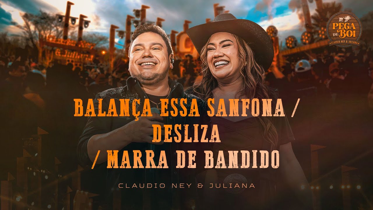 Claudio Ney e Juliana - Balança Essa Sanfona l Desliza l Marra de Bandido (DVD Pega de Boi)