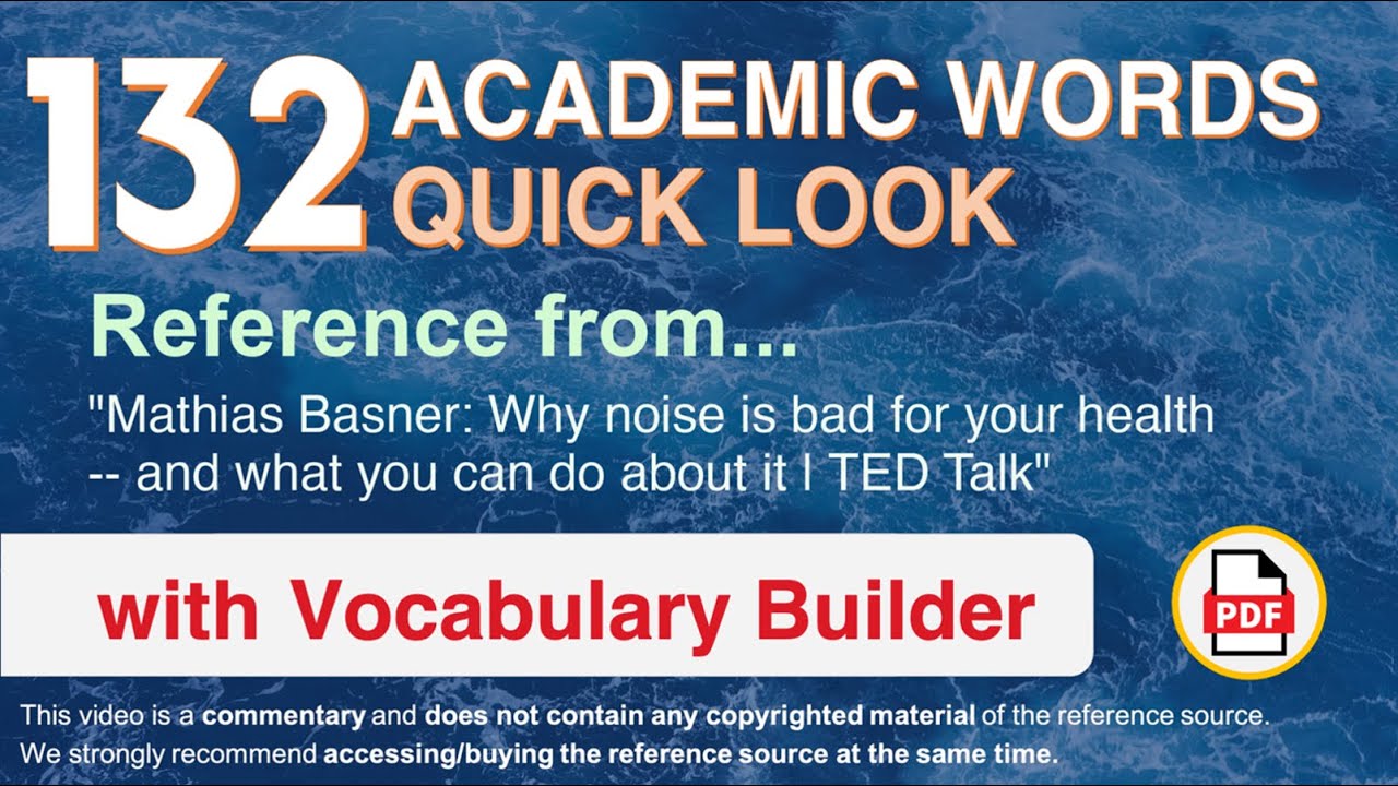 132 Academic Words Quick Look Ref from 