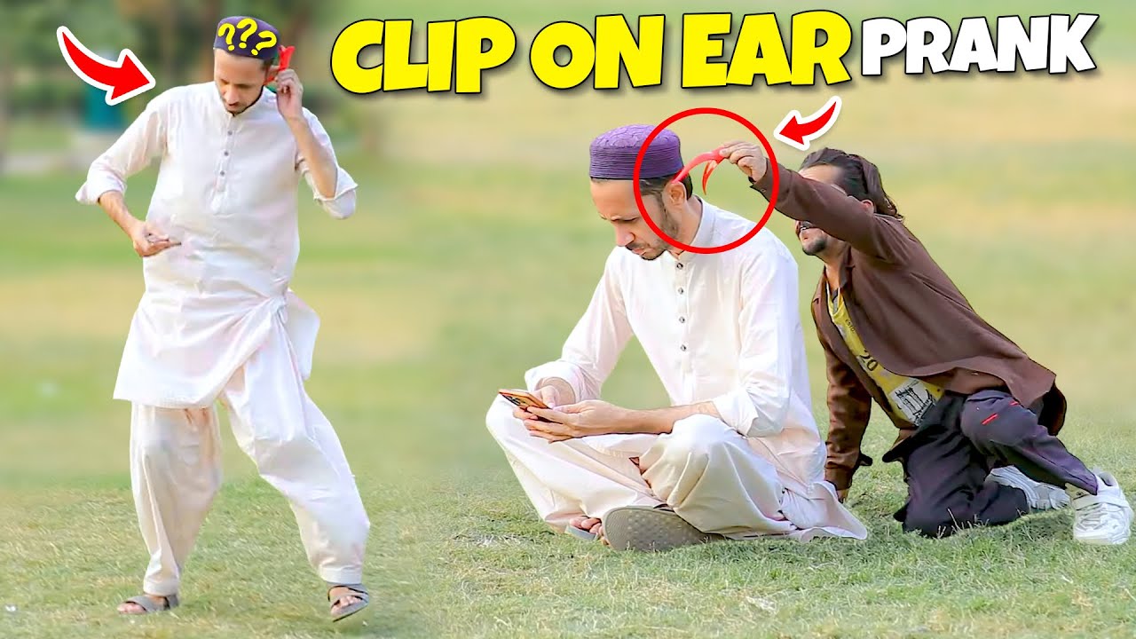 Clip On Ear Prank - Funny Reactions - | @NewTalentOfficial 