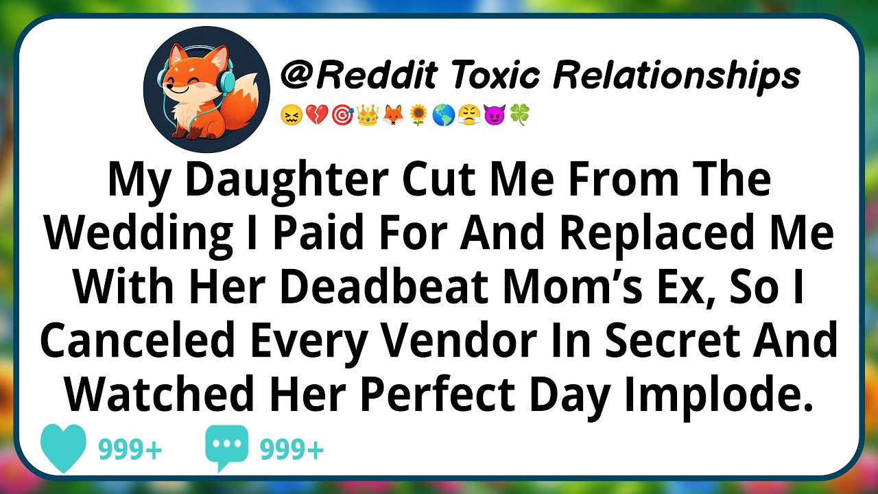 My Daughter Cut Me From The Wedding I Paid For And Replaced Me With Her Deadbeat Mom’s Ex, So I...