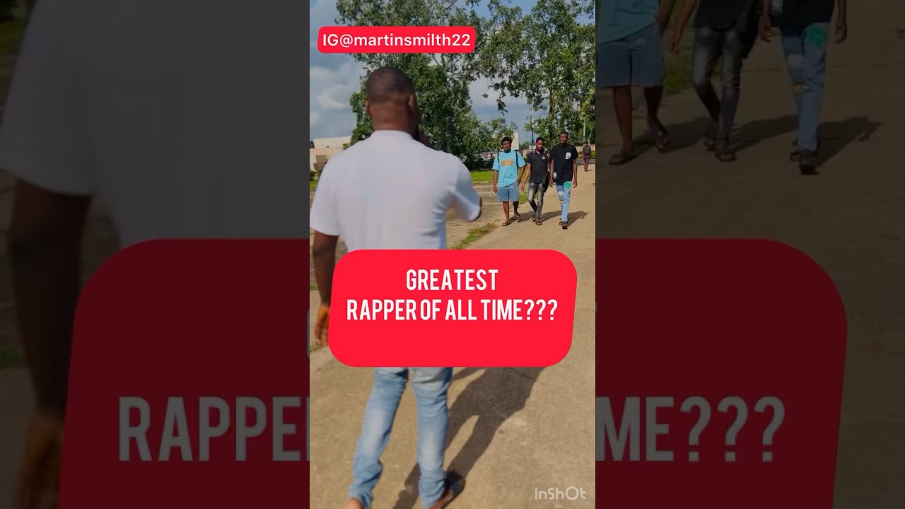 Greatest rapper of all time ￼asking random people #interview #viral #socialexperiment #love #funny