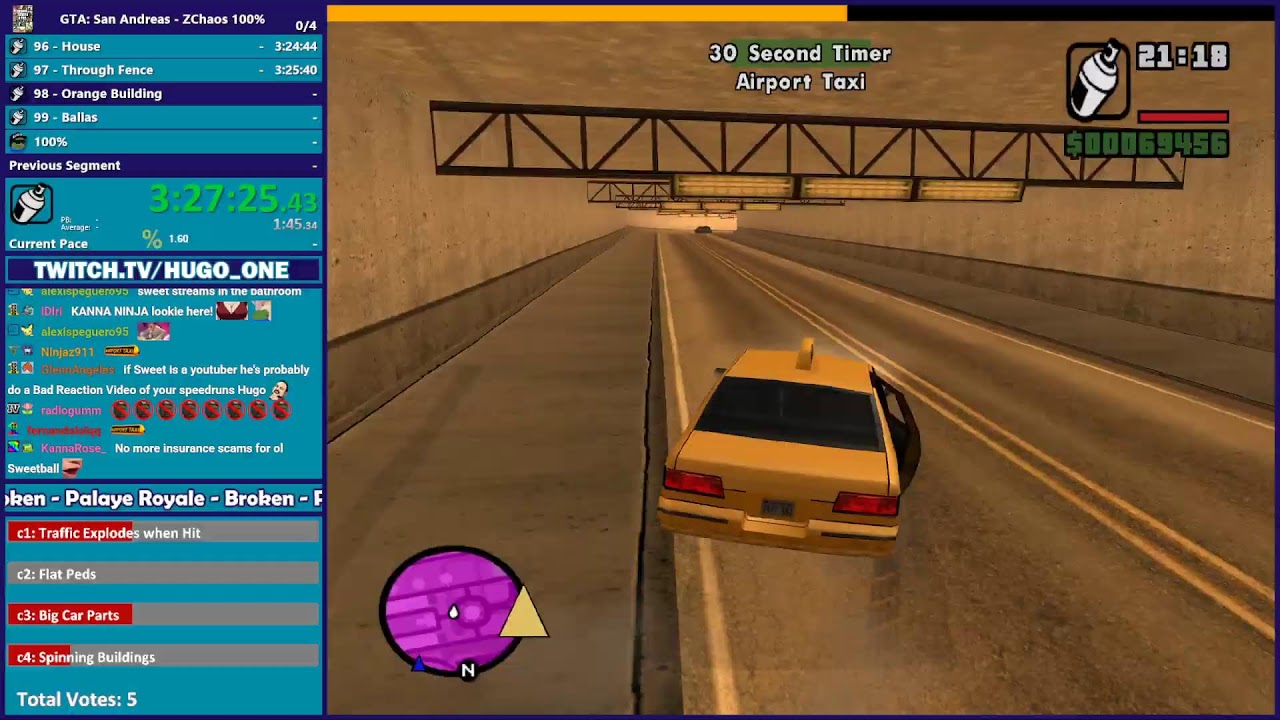 GTA San Andreas 100% ZChaos Part 1
