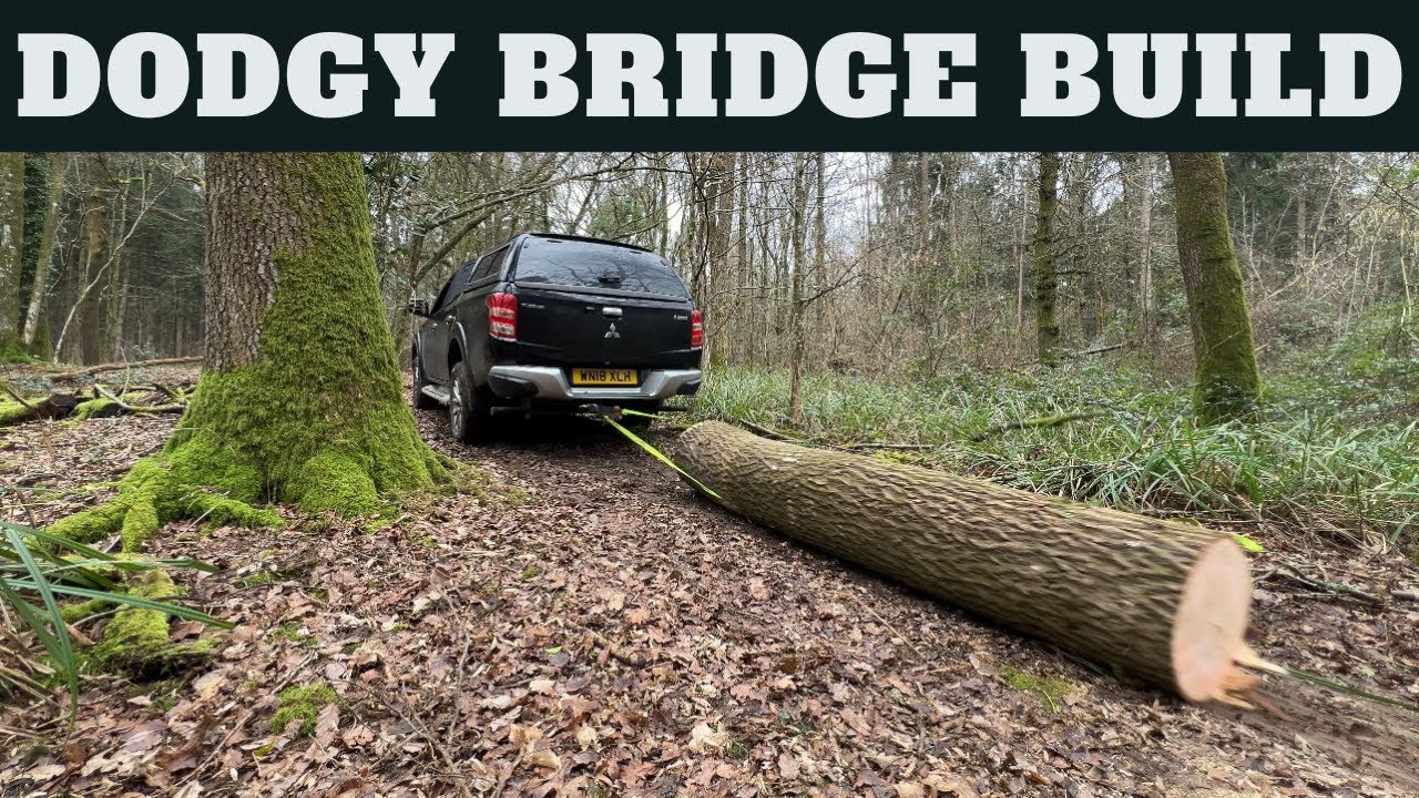 Storm Destruction Becomes Silver Lining - Fallen Tree Bridge Build