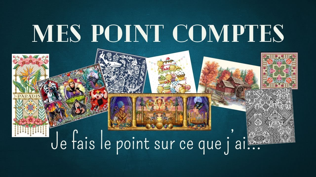Je fais le tour de mes en-cours en point compté 🥰