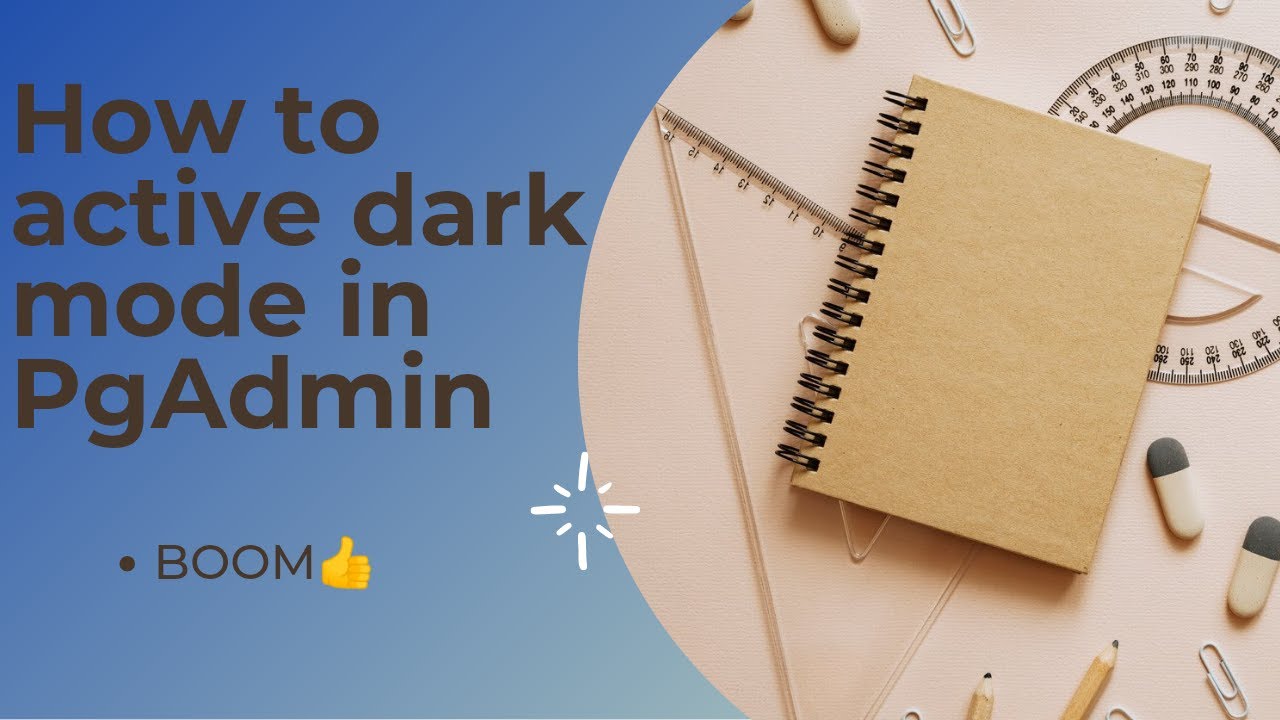 #TechnicalFest #PgAdmin #Darkmode  How to active Dark Mode in PgAdmin || Tool