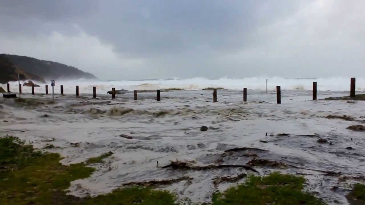 Tsunami playa de Otur (parte 2/3)