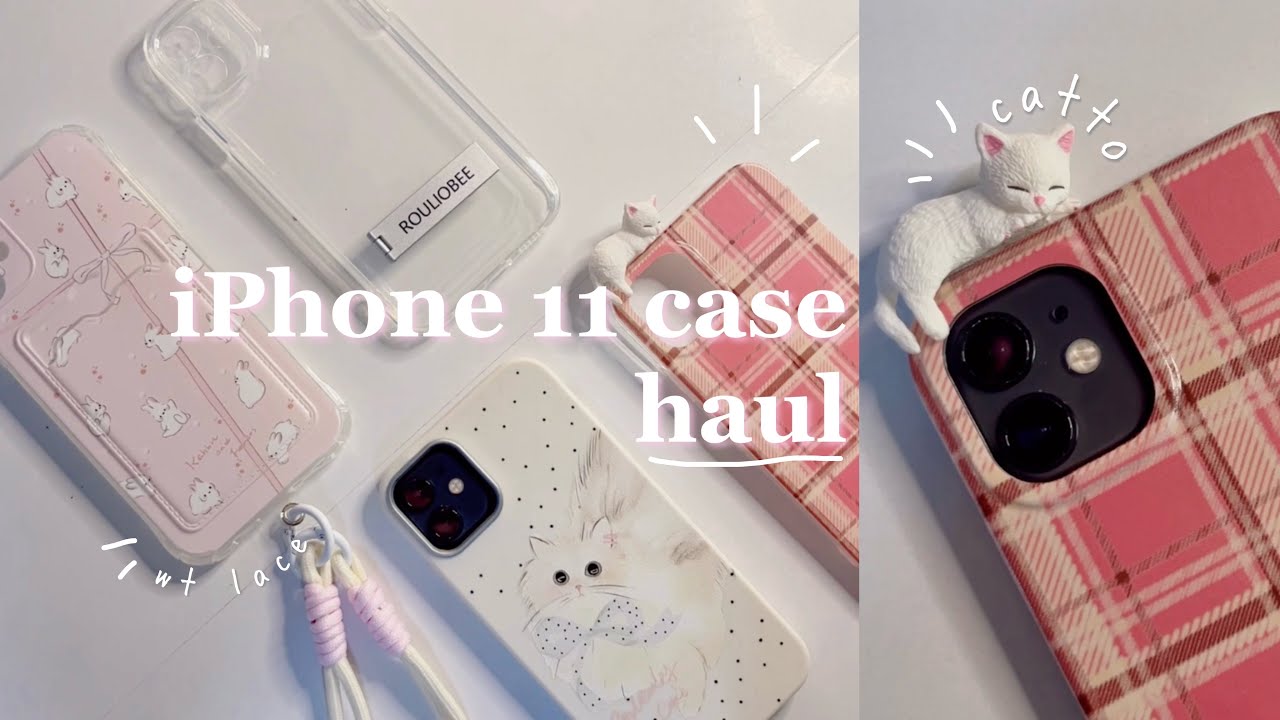 ⋆˙⟡ aesthetic iphone 11 case haul ⊹ from orange app!