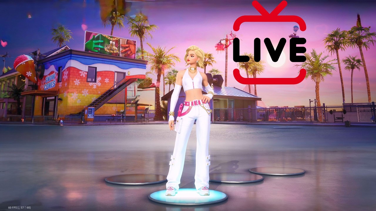 Trying the NEW Fortnite Skin | Live Gameplay