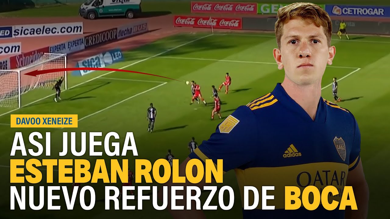 AS&Iacute; juega ESTEBAN ROLON 2021 - Nuevo REFUERZO de BOCA