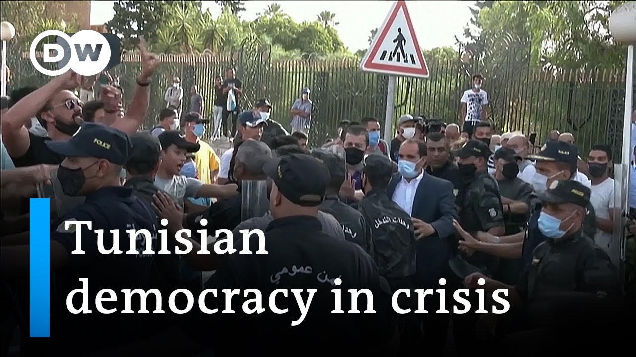 Tunisia on edge as president suspends government | DW News