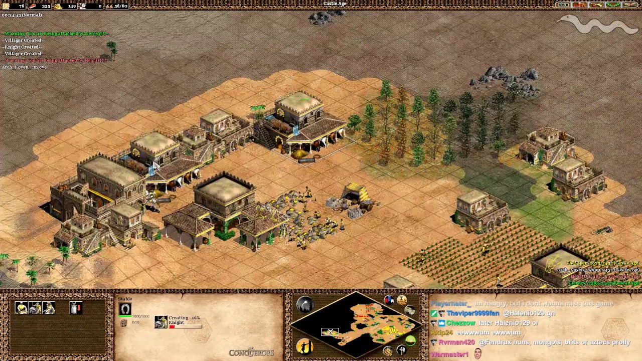 2v2 Arabia with Arch_Koven vs Liereyy and Heart