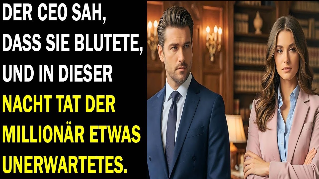 Als er ihr Blut sah, tat der Millionär etwas, womit an diesem Abend niemand gerechnet hatte.
