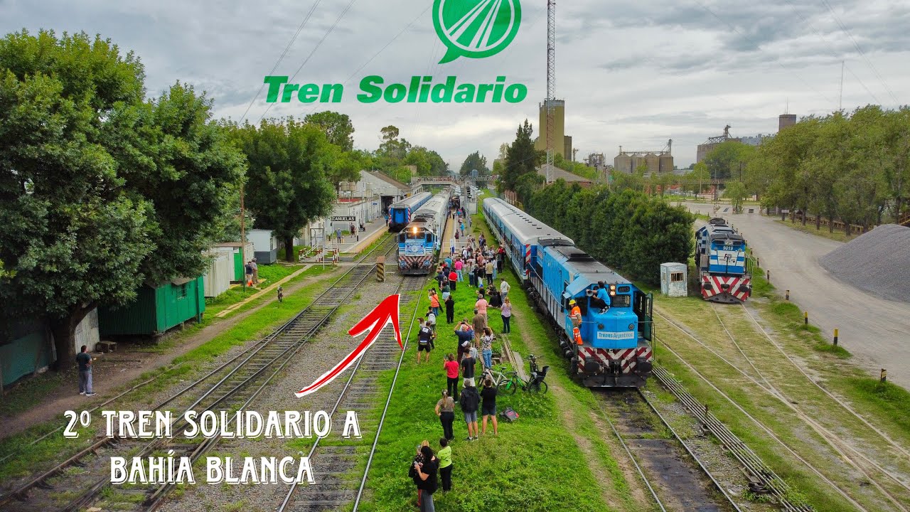 ¡SEGUNDO TREN SOLIDARIO con donaciones para BAHIA BLANCA!