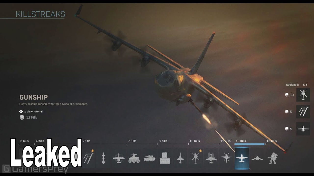 Call of Duty: Modern Warfare (2019) - Multiplayer Killstreaks Leaked