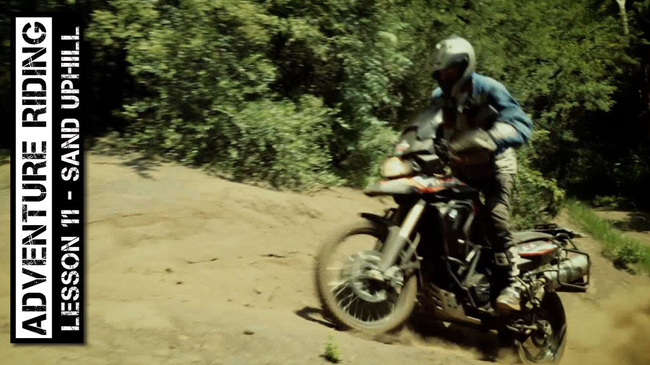 Adventure riding - 11 sand uphill