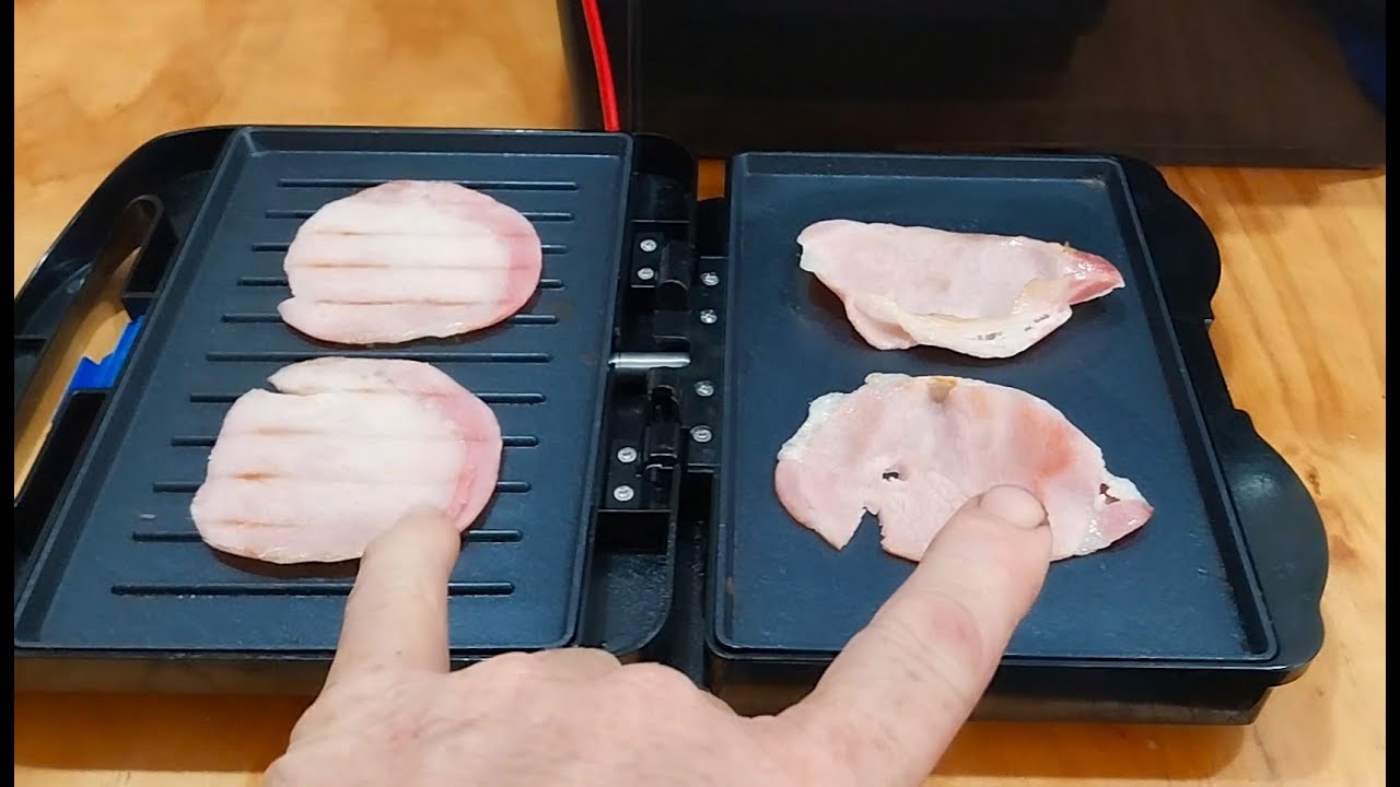 Kings 12 Volt Sandwich Maker Test - Cooking Bacon