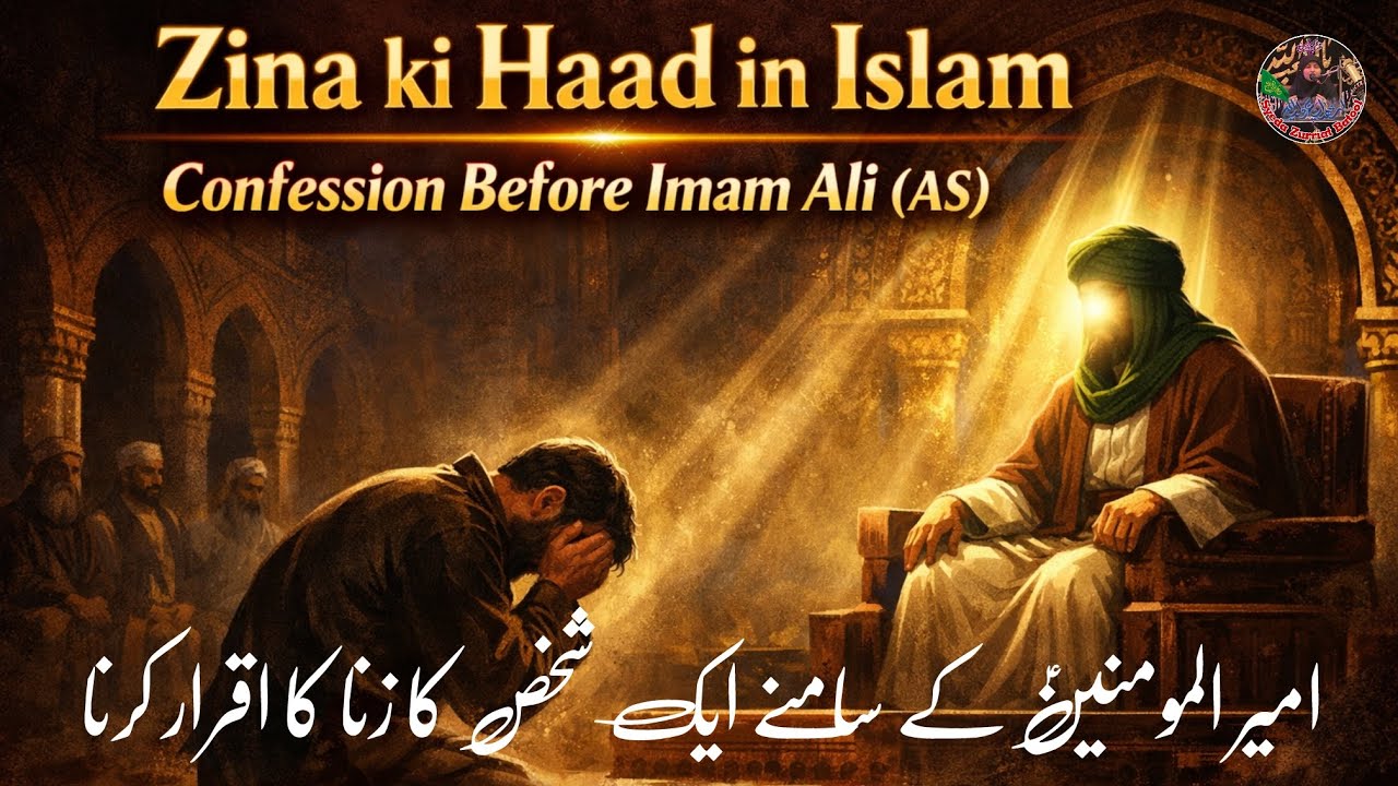 Zina ki Haad in Islam | Confession Before Imam Ali (AS) | Islamic Justice Explained
