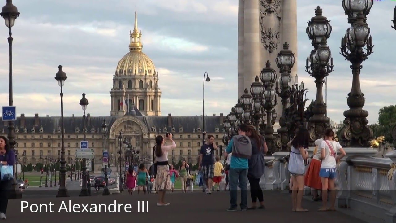 Places to see in ( Paris - France ) Pont Alexandre III - Alexander third bridge