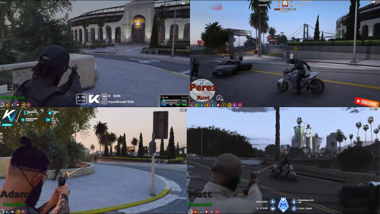 Mandem VS Rust Maze Bank Arena | Multi-POV | NoPixel 3.0 GTA RP