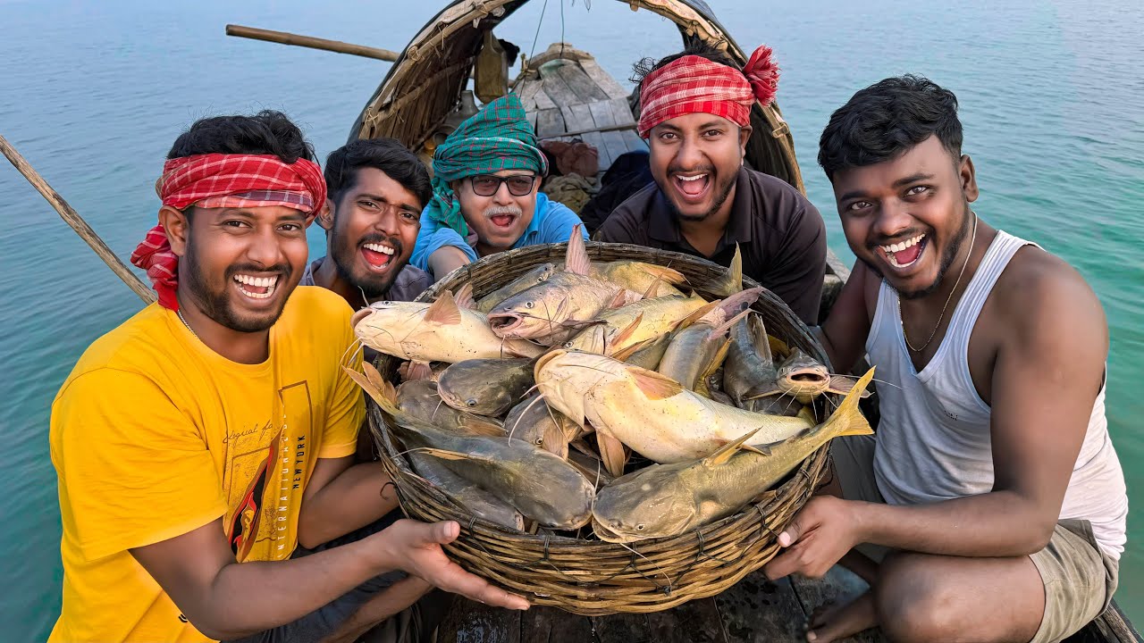 আজ আমরা সুন্দরবনের কুমির দেখলাম,সাথে এক চাকন মাছ ধরলাম!!!
