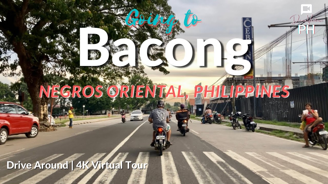 Drive Around Bacong, Negros Oriental | 4K Virtual Tour 2022