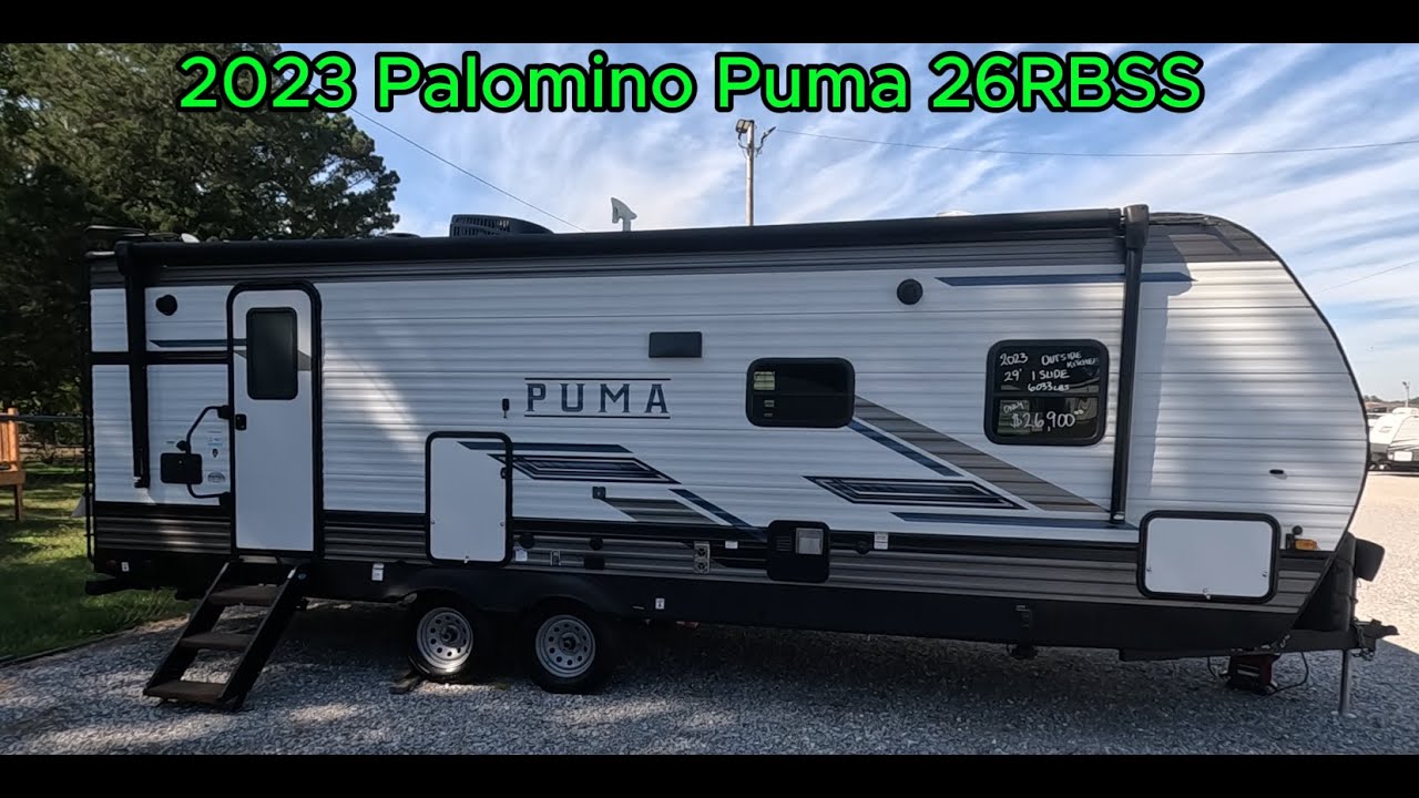 Обратите внимание на Palomino Puma 26RBSS 2023 года — отличный семейный кемпер с практически ново...