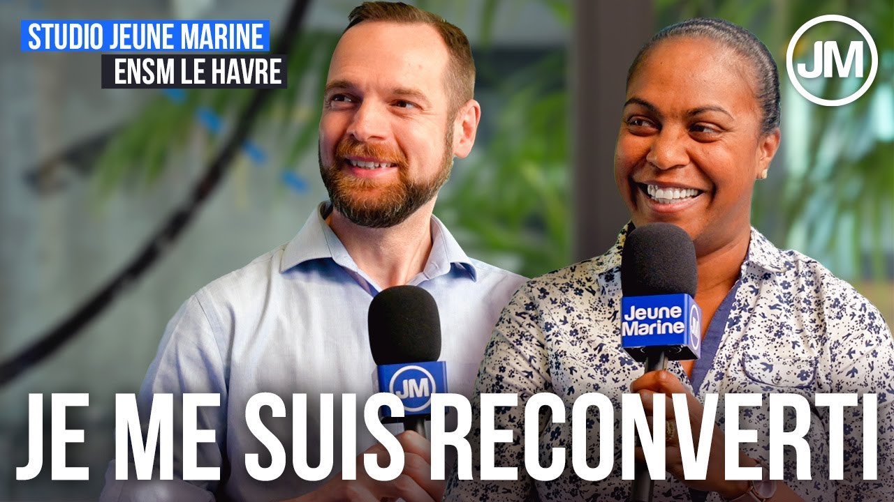 Reconversion professionnelle dans la marine ? Catherine WAITEA et Jeoire de CHASSEY élèves de l'ENSM