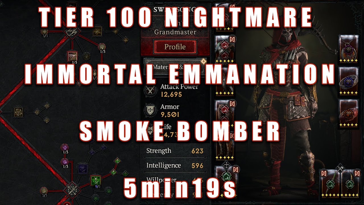 Rogue T100 Immortal Emmanation - Smoke Bomber - 5m19s