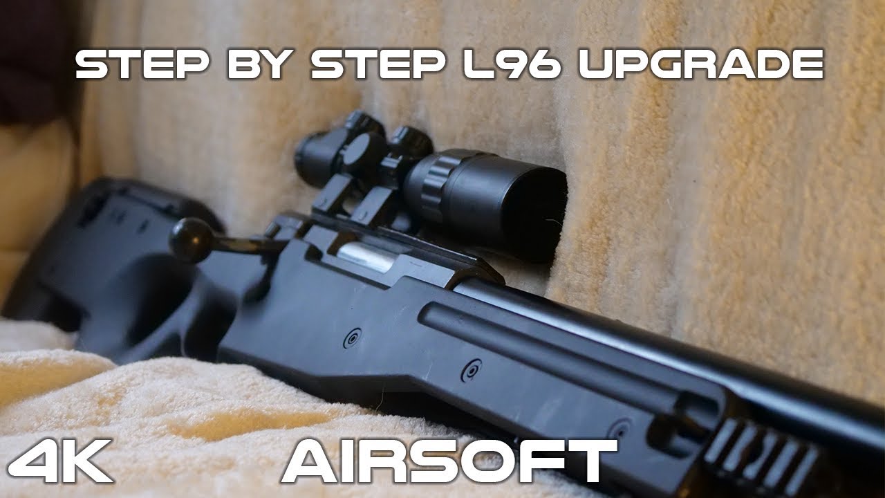 Well L96 Sniper Repair and upgrade - Airsoft (4k Video)