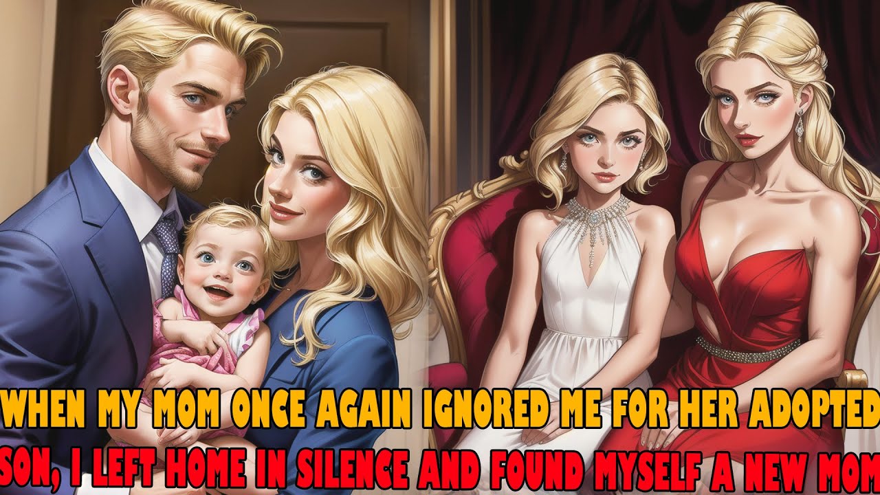 When my mom once again ignored me for her adopted son, I left home in silence,found myself a new mom