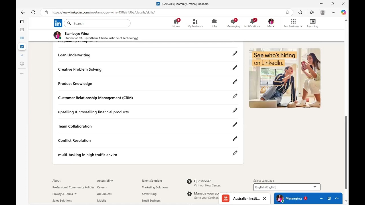 LinkedIn Profile Enhancement
