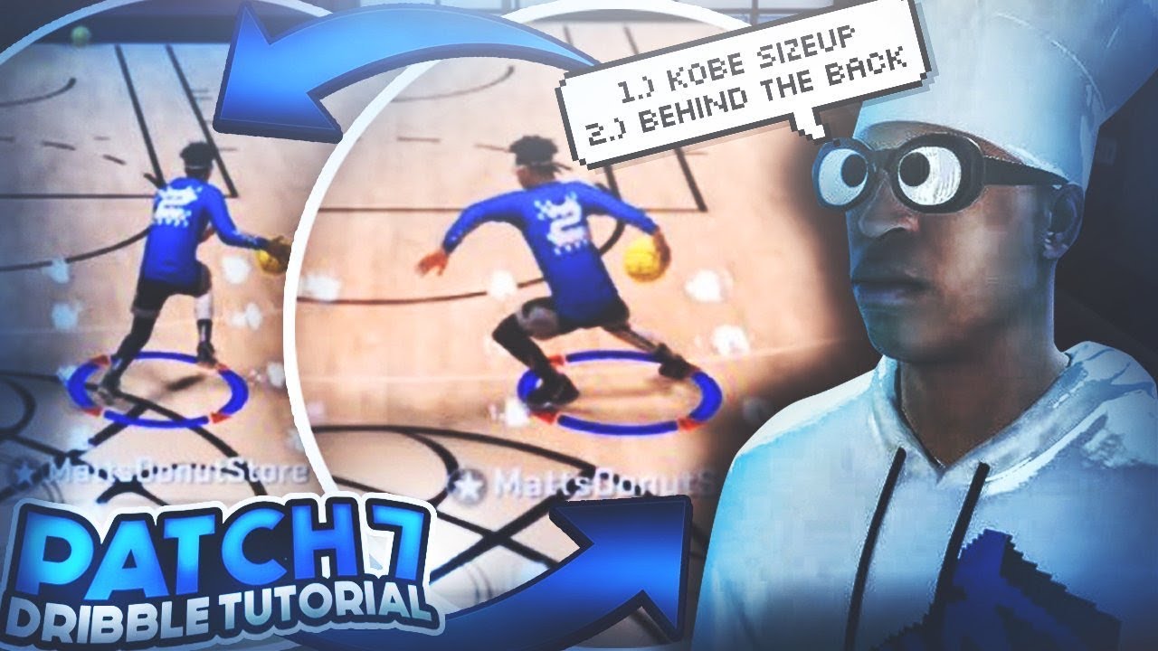NBA 2K20 PATCH 7 HOW TO DO KOBE SIZE UP INTO BEHIND THE BACK!!! DRIBBLING TUTORIAL!!