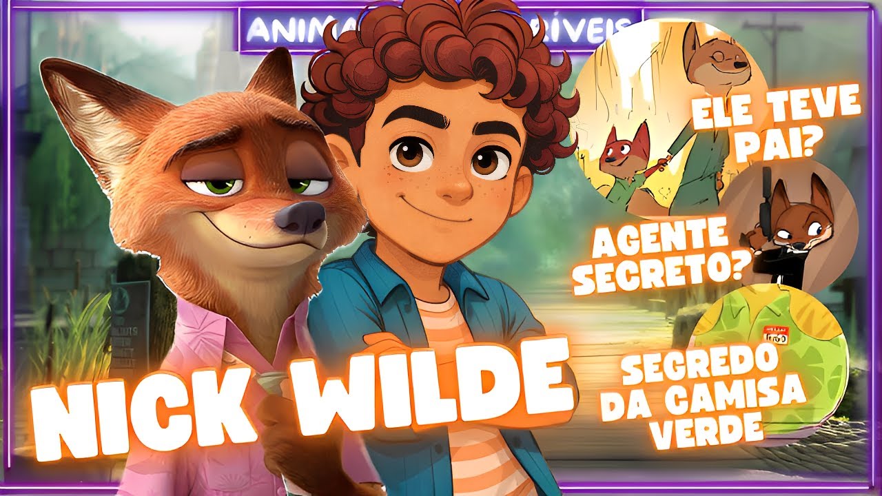NICK WILDE: ORIGEM, HISTORIA E CURIOSIDADES #zootopia2 #nickwilde #disney
