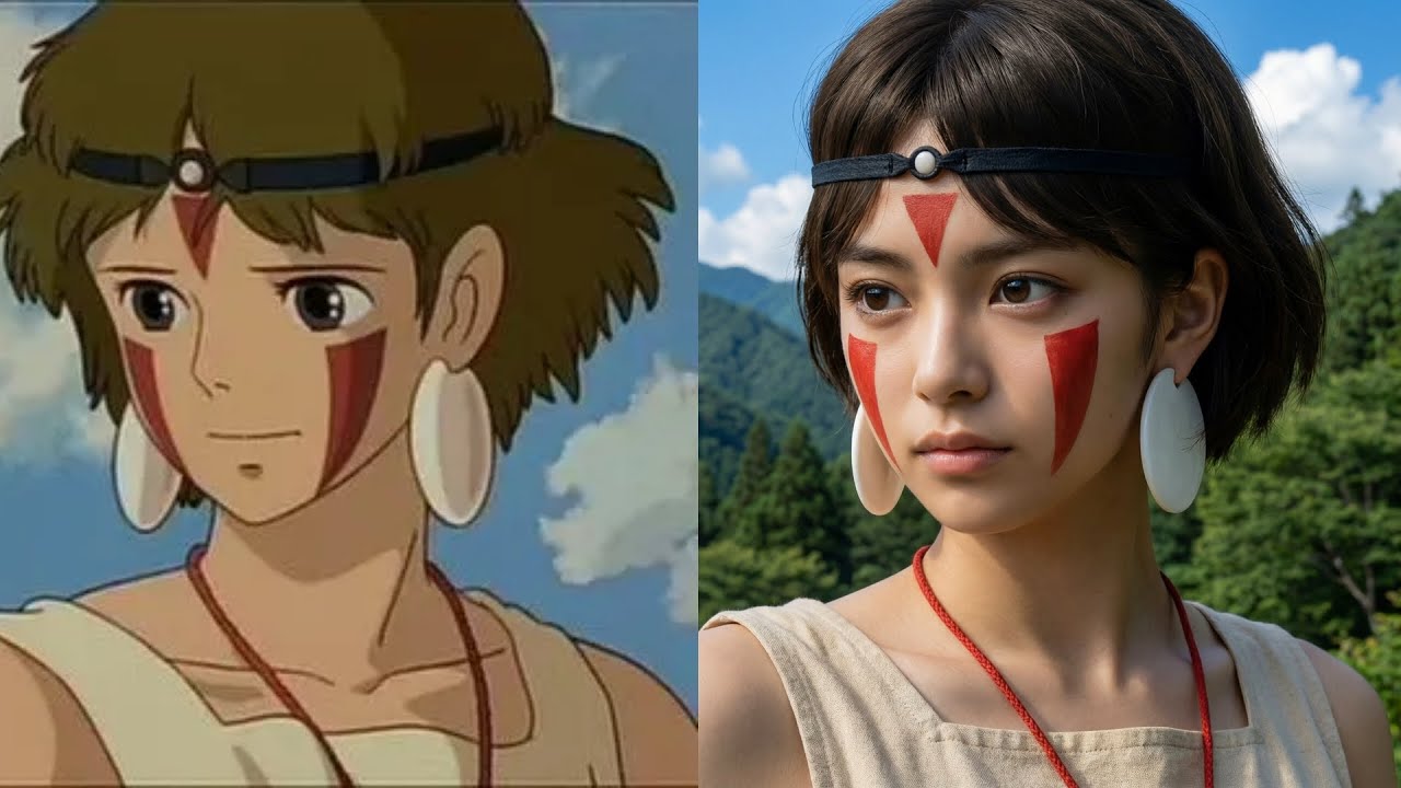 지브리 캐릭터 실사화 l ジブリキャラクター実写化 #ghibli