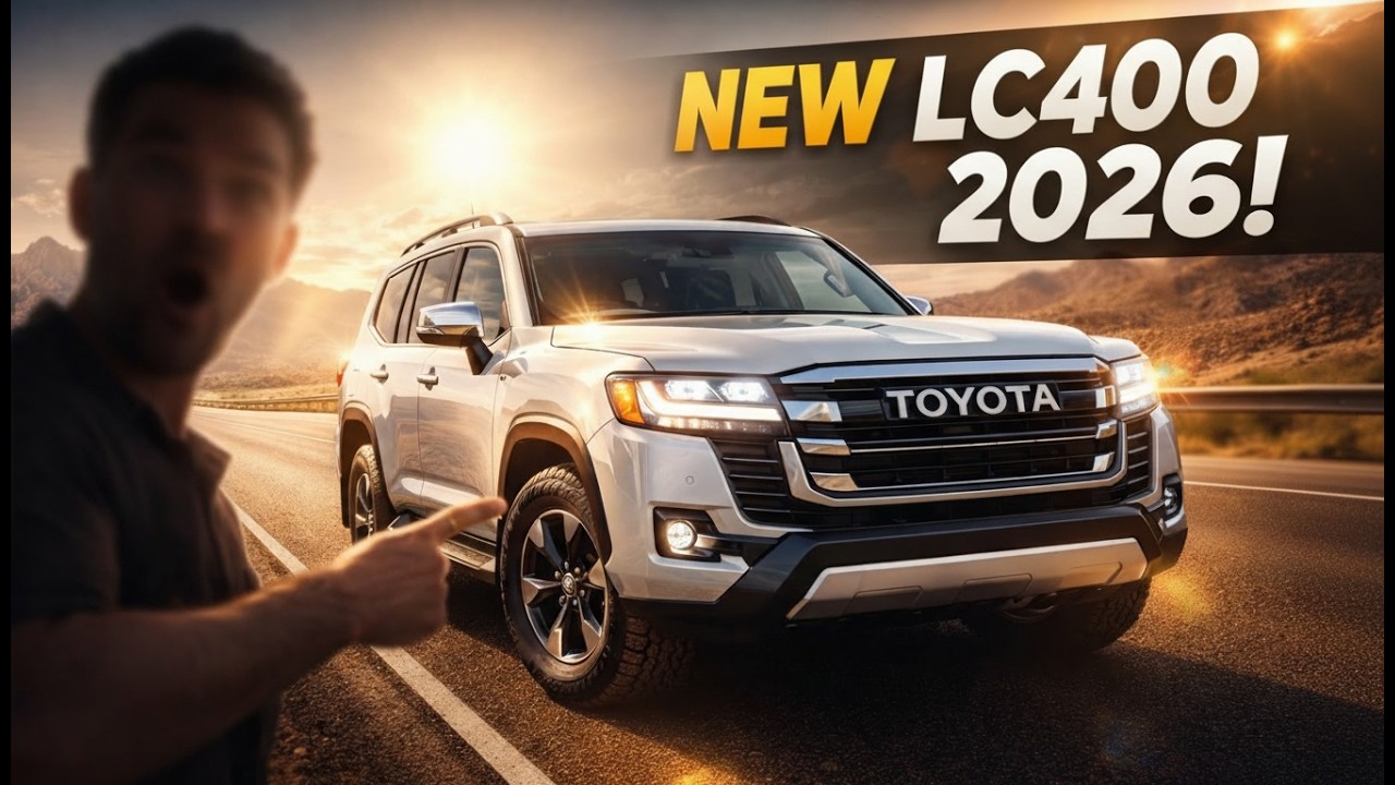 Toyota Land Cruiser LC400 2026 New Shape – Full Review, Hybrid Engine & Luxury Interior Reveal