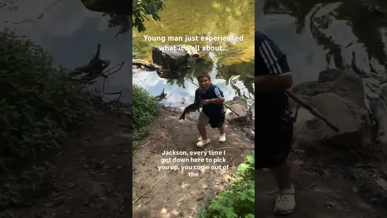 He Couldn&rsquo;t Contain His Excitement: Creek Smallies HIT DIFFERENT 🔥❤️