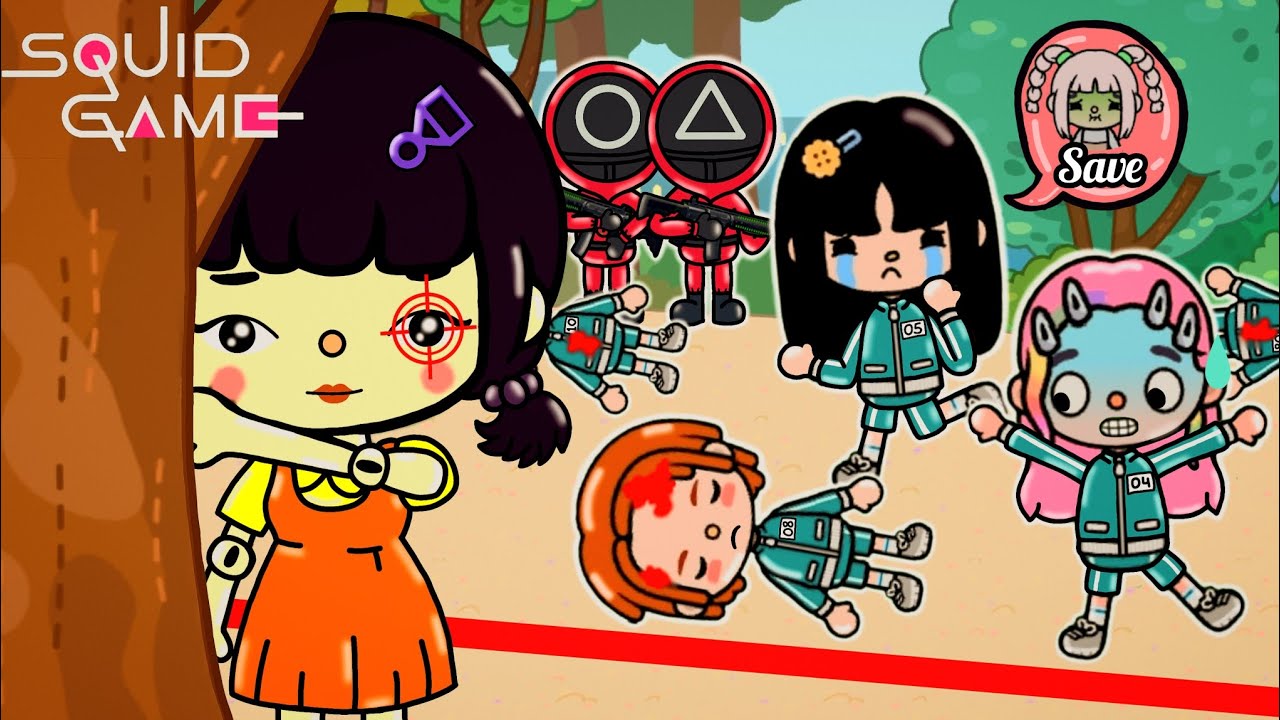 I joined Squid Game to save my sister🦑💸🔫| Sad Story | Toca Life World | Toca Boca