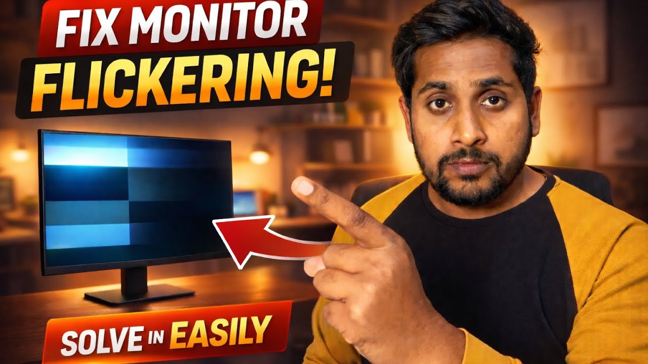 How to FIX Screen Flickering Problems all Windows