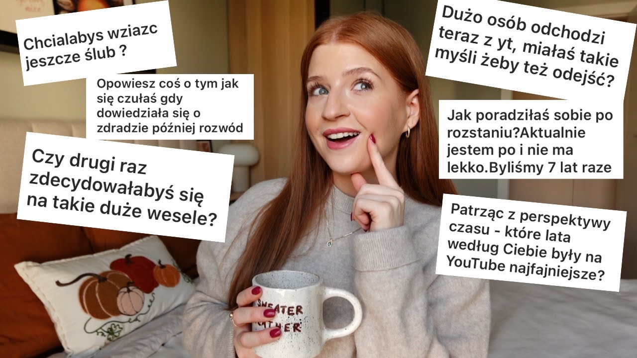 WIELKIE CZY SKROMNE WESELE?💒 CZY MYŚLĘ O ODEJŚCIU Z YOUTUBE?🎬 | Q&A część 2