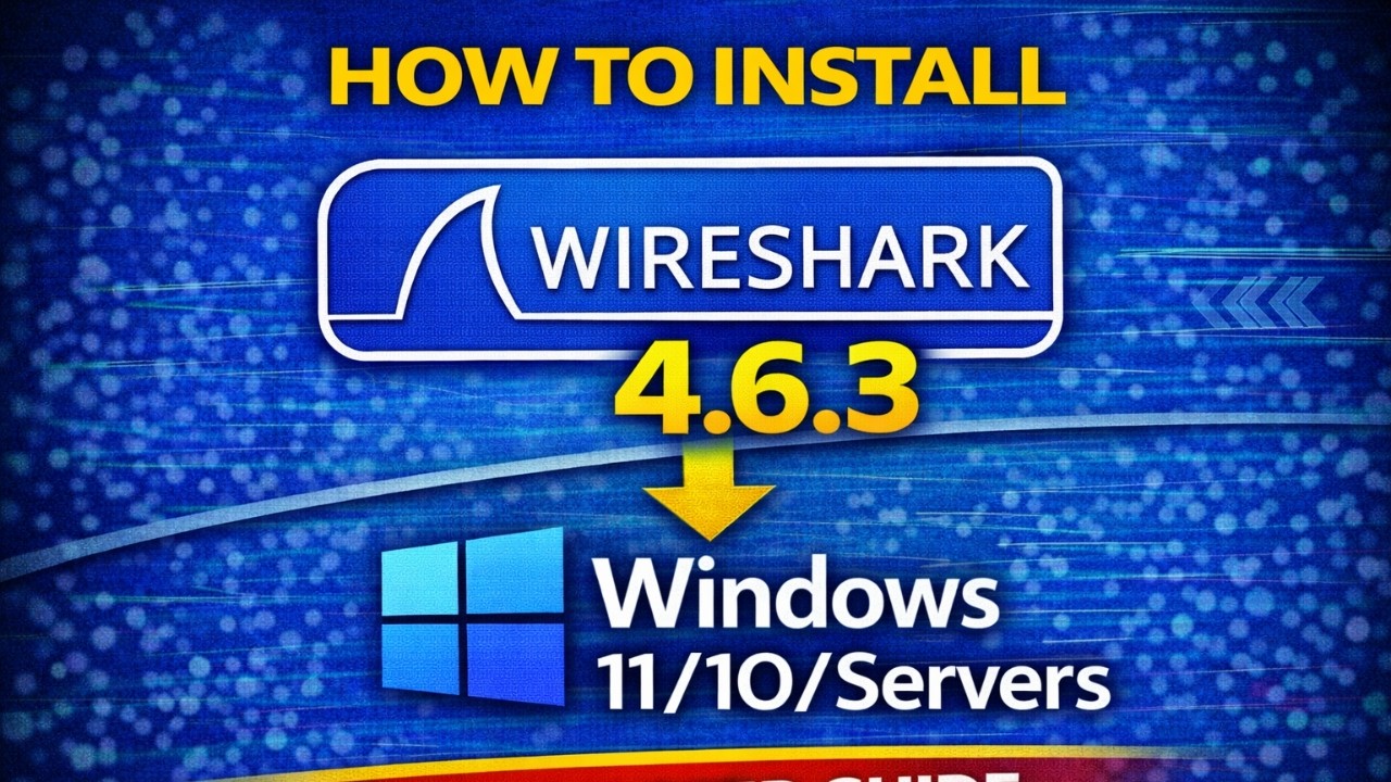 Как установить Wireshark 4.6.3 на Windows 11/10/серверы 🔥 | ПОШАГОВАЯ ИНСТРУКЦИЯ | Обновление 202...
