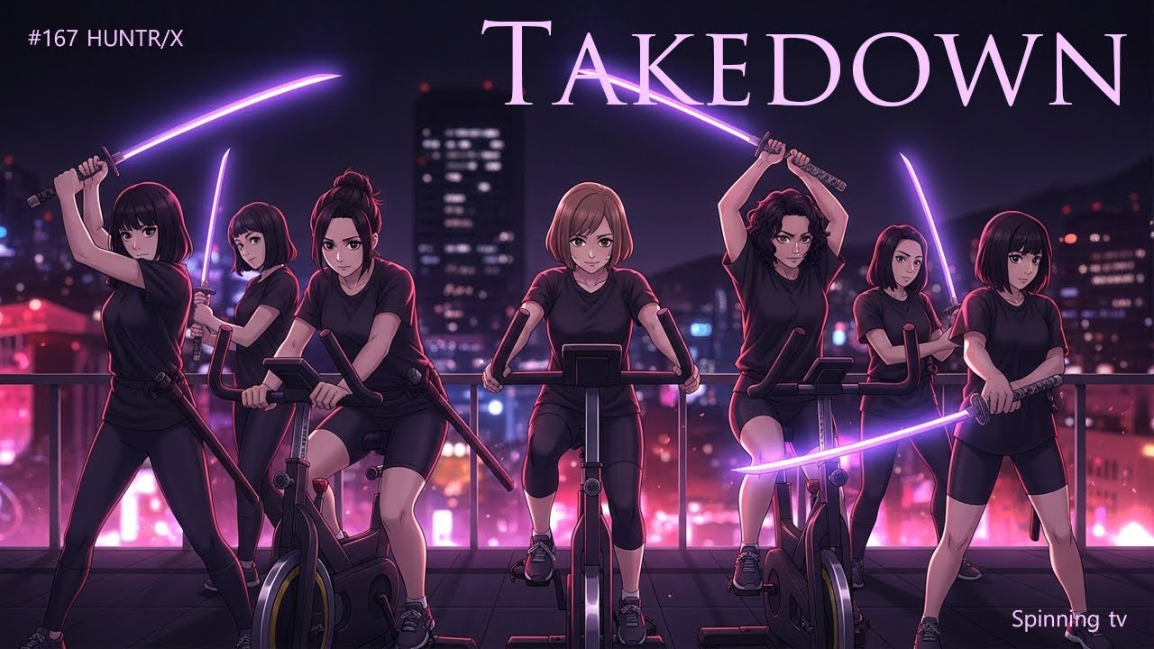 L-SPINNING🔥TAKE DOWN-헌트릭스💥관악구민종합체육센터 스피닝팀🔥케이팝 데몬 헌터스