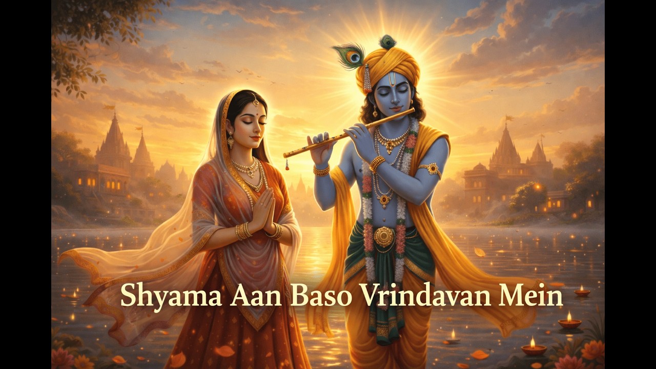 💙 श्यामा आन बसो वृंदावन में | Meera Style Krishna Bhajan | सबसे सुंदर कृष्ण भजन 2026