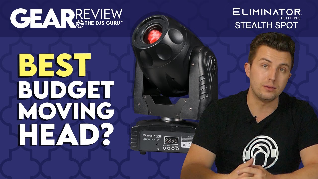 Eliminator Lighting Stealth Spot Moving Head Review | Best Budget Mover?