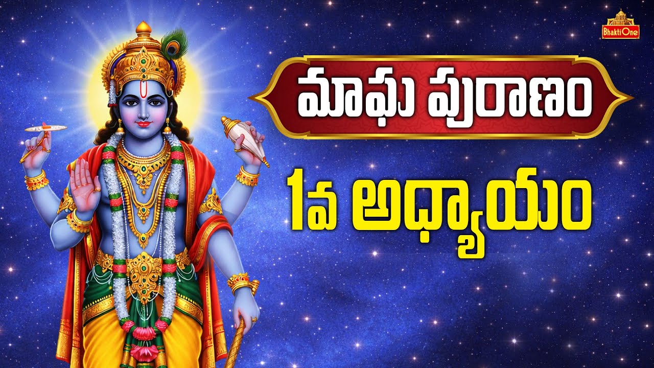 మాఘ పురాణం | Magha Puranam Day - 1 | Magha Puranam Stories in Telugu | Magha Masam 2026 | BhaktiOne